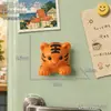 Ímã de geladeira de animal veado de desenho animado Decoração 3D para geladeira Novo modelo 2026 Quadro de avisos DIY Adesivo de mensagem