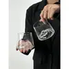 Taza Retro Tendencia Nacional Monte Fuji Resistente al Calor Vidrio de Borosilicato Alto Taza de Té Taza de Vino para el Hogar Taza de Montaña Taza de Yogur Taza de Agua