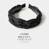 Diadema Primavera/Verano Corona Alta Parte Superior Uso Diario Mujer Nuevo Organza Tejido Cristal Negro Tocado Accesorios para el Cabello Gama Alta