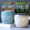 Vaso de Flores Cerâmica Tamanho Grande Doméstico com Prato Personalidade Simples Formato de Ovo Plantas Verdes Jiboia Planta Aranha Pequena Suculenta Vaso de Flores Preço Especial