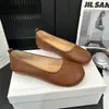 Mocasines de estilo retro francés, de suela blanda y puntera dividida para mujer, nueva colección otoño 2026, perfectos con vestidos, zapatos planos sin cordones y Mary Janes