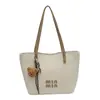 Bolsa Tote de Gran Capacidad Estilo Nuevo Primavera 2026 para Oficinistas, Color Sólido, Bolso de Hombro Casual Elegante