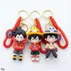 Llavero One Piece colgante de Luffy dibujos animados transfronterizos One Piece Luffy amuleto para mochila de niños figura pequeña juguete