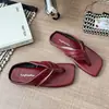 Sandalias de Suela Plana Que No Cansan Tus Pies, Estilo con Tira para Dedos 2026 Sandalias de Playa, Zapatillas de Estilo Nuevo para Mujer, Calzado de Verano para Exteriores, Estilo Retro Francés
