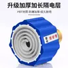 Calentador de agua eléctrico de latón para el hogar rojo y azul eléctrico de pared universal conector eléctrico a prueba de fugas con accesorios de pared eléctricos marca aislamiento eléctrico