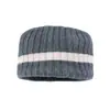 [THE HOBOO] Diadema de punto japonés de alta elasticidad simple Marca Sports Tide para hombres y mujeres con diadema de combinación de colores coreana