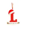 Navidad Transfronteriza Creativa Sombrero de Navidad Decoraciones con Letras en Inglés Bendición de Árbol de Navidad Decoración del Hogar Regalos