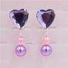 Brincos de Clipe Infantis Desenho Animado Sem Orelhas Furadas Diamante Colorido Contas Penduradas Brincos com Franja Brincos Decorativos para Meninas Preço por Par Estilo Infantil