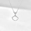 Collar Yibeizi de Plata 925 Nácar para Mujer Concha Natural Lujo Accesible Colgante de Alta Gama Cadena Clavícula Joyería para el Día de San Valentín