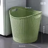 Cesto de roupa suja cesto de roupas brinquedos cesta de armazenamento doméstica plástico oco banheiro cesta de lavanderia cesta de armazenamento de roupa suja