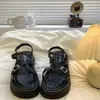 Sandalias Plataforma Abiertas de Plataforma Gruesa Estilo Niche para Mujer Verano 2026 Nuevo Estilo Coreano Versátiles Antideslizantes Playa Sandalias Romanas