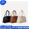 Bolso de Hombro para Viajero de Cuero Rpet Bolso Boston de Pu Cuero Rpet Reciclado Bolso Cuadrado Pequeño Fábrica Personalizada