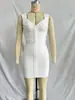 Vestido de Vendaje Ajustado de Nuevo Estilo Vestidos de Vendaje Aliexpress Popular en Ins Comercio Exterior Vestido de Noche