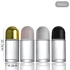 Botellas dispensadoras de perfume, Botellas de vidrio esmerilado para aceites esenciales, Botellas grandes con aplicador de bola para agua floral, Botellas roll-on, Botellas de vidrio con impresión de logotipo