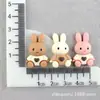 Conejo de Nube Flor Resina Accesorios Niños DIY Accesorios para el Cabello con Sol Accesorios de Moño Caseros Pegamento Crema Funda para Teléfono Móvil