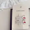 Pinza para el pelo geométrica para niños Nian Nian, nuevo y lindo oso con flores, pinza lateral, pinza para el flequillo