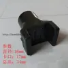 Puerta Telescópica Eléctrica Accesorios Universales de Plástico Deslizador de Horquilla Manguito Resistente al Desgaste Pinza de Cable de Goma Tapa de Manguera Fija Junta Tapa de Rueda