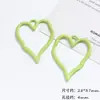 Accesorio de colgante simple de aleación irregular hueco en forma de corazón para joyería DIY hecha a mano y materiales para accesorios de pendientes