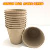 Taza para Plántulas de Pulpa Plato para Plántulas Artefacto de Cultivo de Verduras Bolsa para Plántulas de Suculentas Tazón Nutritivo 8 cm Plato para Flores Biodegradable
