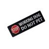 En stock arnés para perro problema de mascota cierre de velcro tela para perro de servicio pegatinas no se separan parche