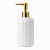 Botella de loción embotellada para desinfectante de manos, crema de manos, líquido lavavajillas, baño, cocina, hotel, estancia en casa, dispensador de jabón cerámico