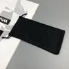 Paño Negro de Microfibra para Gafas de 180g, Estuche Negro para Gafas, Bolsa Personalizada de Tela de Microfibra para Gafas, Bolsa con Cordón, Bolsa de Almacenamiento para Gafas