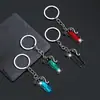 Llavero Colgante Retro Transfronterizo de Leopardo Europeo y Americano Accesorios de Diseño Personalizado Llavero Colgante para Coche