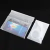 Bolsas Autoadhesivas Personalizadas de CPE Escarchado con Texto Impreso para Cables de Datos de Teléfono Móvil y Ropa, Bolsas de Empaque Autoadhesivas Escarchadas con Símbolos de Protección Ambiental
