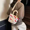 Bolso Lindo de Niña Muñeco de Peluche de Dibujos Animados Bolsa Infantil 2025 Nuevo Estilo Hombro Cruzado Bolso Cubo para Mujer Moderno