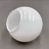 Abajur de Vidro Esférico Leitoso Branco Fosco Redondo Tampa de Concha de Porta Única Luminária de Mesa Lustre de Teto DIY Chuangmai Taibo