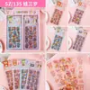 Sz/135 Feishino 3 Hojas 48 Piezas En Caja Pegatinas Creativas para Cuaderno Pegatinas Lindas Transparentes de Corazón Girly de Zamo para Cuaderno