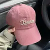 Gorra de Béisbol Estilo Coreano para Comercio Exterior, Circunferencia de Cabeza Grande, para Hombres y Mujeres, Pareja, Ala Ancha, Adelgazante de Rostro, Versátil, con Letras, Artículo de Moda