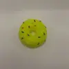 Brinquedos de vinil para cachorro direto da fábrica, rosquinhas de gergelim, resistentes à mordida, molares, explosões transfronteiriças