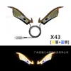 Novo Produto USB Olho de Diabo LED Decorativo para Carro Luz Olho de Águia Luz Decorativa Personalizada para Janela de Carro