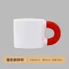 Caneca de Água de Cerâmica com Alto Valor Estético, Caneca Fofa e Cheinha, Caneca de Café com Alça Grande, Item de Presente com Padrões Impressos e Logotipo Personalizado