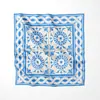Lenço de Seda Personalizado para Mãe, Xale de Seda de Amora, Lenço de Chiffon para Feriado, Pode Ser Personalizado com Desenhos e Amostras