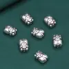 Plata de Ley S925 conoce accesorios retro brillante plata tailandesa doble cara posterior Nube DIY material de cuentas hecho a mano joyería al por mayor