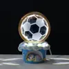 Doraemon Hombre Gordo Azul Luz de Noche Bola de Cristal Brillante Adorno Galaxia Sol Meteoro Lámpara de Mesa Creativa Regalo de Cumpleaños
