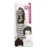 Peine Roto para Cabello Roto Artefacto para Cabello Roto Pasador sin Rastro Acabado de la Parte Frontal Flequillo Pinza Rota para Cabello de Mujer Parte Trasera del Cabello Pegatina para Cabello Roto Negra