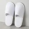Chinelos Descartáveis de Hotel, Antiderrapantes, Espessados, Feitos de Tecido Genuíno, Adequados para Pousadas, Hotéis, Salões de Beleza, Chinelos de Viagem Ampliados e Alargados