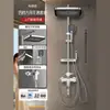 Juego de cabezal de ducha de cobre para uso doméstico, juego completo de cabezal de ducha para baño