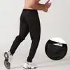Pantalones casuales para hombre, estilo de verano delgado, seda de hielo, secado rápido, versátiles, de pierna recta, con bolsillo trasero