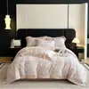 Algodão Puro 60s Conjunto Completo de Quatro Peças Estampa Digital Jogo de Lençol Espessado Escovado Fabricante de Roupa de Cama Peça Única Transfronteiriça