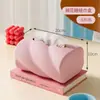 Caja de pañuelos estilo crema para uso doméstico, caja de pañuelos de mesa con forma de malvavisco, decoración para mesa de café y sala de estar en casa, almacenamiento de pañuelos