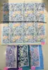 Bufanda de Seda Patchwork Colorida para Mujer, Dulce Estilo Coreano Bufanda Cuadrada 70, Bufanda de Seda Fresca, Bufanda Cuadrada, Bufanda Chal de Seda Imitación al por Mayor