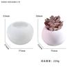 Molde de goteo DIY triunfante caja de almacenamiento pequeña redonda para aromaterapia maceta para planta suculenta molde de silicona en stock