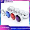 Colete de Metal Prateado para Flertar Adulto Plug Anal Vestíbulo Aparelho Feminino sm Masturbação Diamante Sexo Divertido Masculino