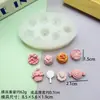 Popular Juguete de Comida en Miniatura Molde de Silicona Squishy para Dulces de Proteína, Waffle, Bloque de Chocolate, Perlas de Crema Molde de Resina DIY
