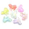 Hoja de Resina Transparente de Dibujos Animados de Unicornio Imitación Material para Diademas Infantiles Accesorios para el Cabello Accesorios de Joyería de Resina