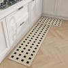 Alfombra de cocina sencilla transfronteriza, antideslizante, resistente al aceite y al agua, para puerta, resistente a la suciedad, fácil de limpiar y sin necesidad de lavar.